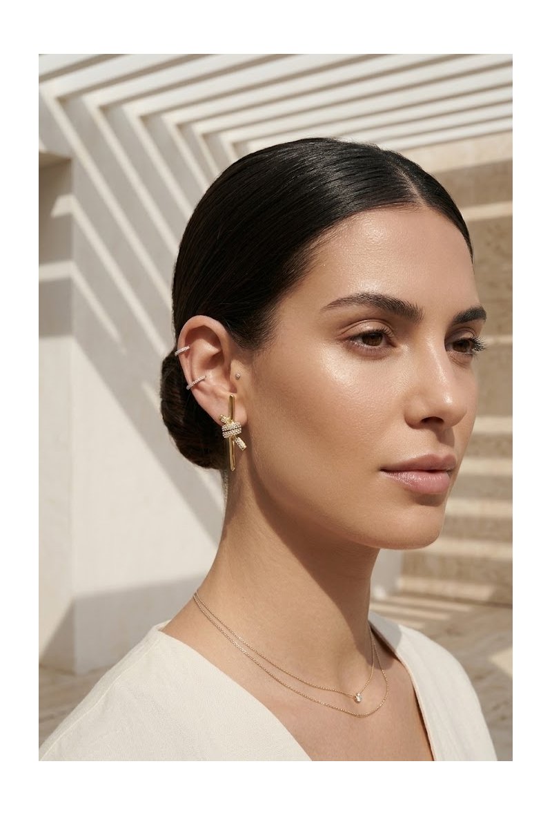 Boucles d’oreilles Nœud Noué Acier Inoxydable